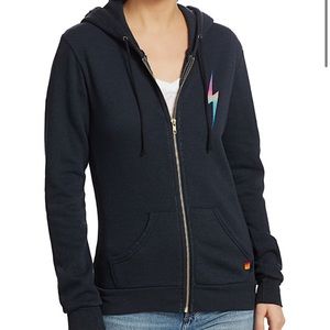 Aviator Nation Zip Up Lightning Bolt track suit